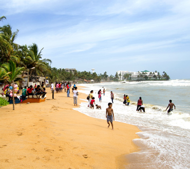 Beach in Colombo, Sri Lanka