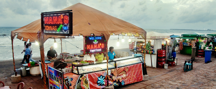 Imageresult for street food galle face green